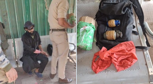 'terror-linked person was apprehended with 4 grenades in Poonch'